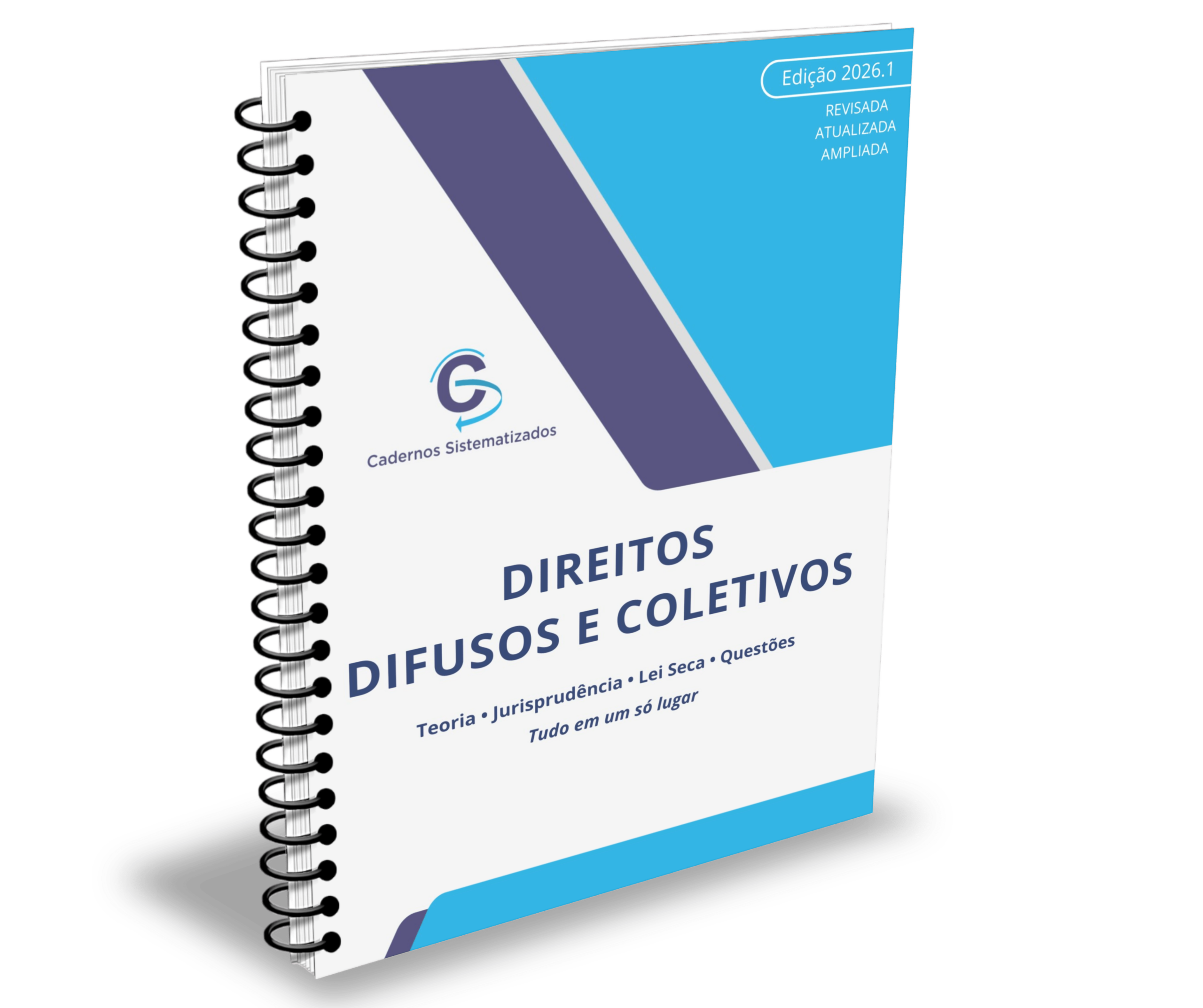 Capa Caderno Sistematizado para Concursos Jurídicos