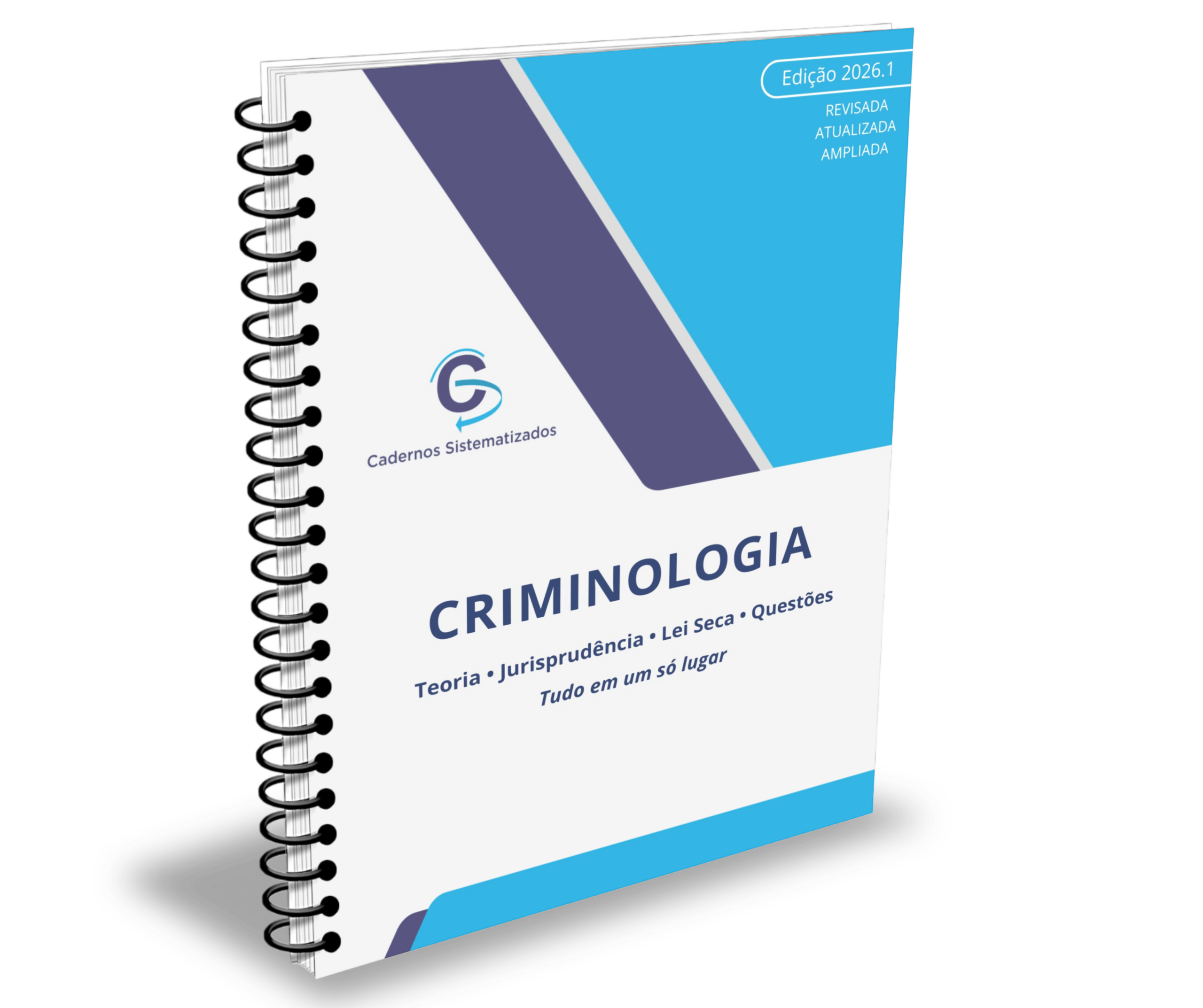 Capa Caderno Sistematizado Criminologia para Concursos