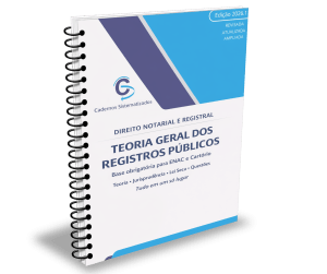 TEORIA GERAL DO REGISTROS PÚBLICOS - Cadernos Sistematizados em PDF